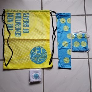 Unique Tennis shoulderbag, wristband, armsleeves